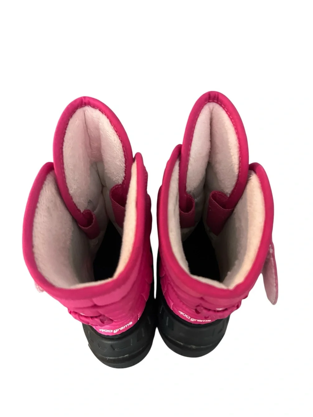 Columbia Kids Bright Pink and Black Snow Boots- Sz 11 Girls